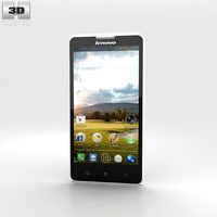 3D model of Lenovo P780 White