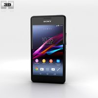 3D model of Sony Xperia E1 Black