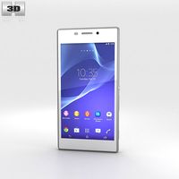 3D model of Sony Xperia M2 White