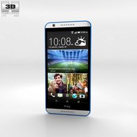 3D model of HTC Desire 820 Santorini White