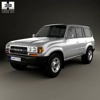 3D model of Toyota Land Cruiser (J80) 1995