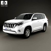 3D model of Toyota Land Cruiser Prado (J150) 5-door 2014