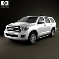 3D model of Toyota Sequoia 2011