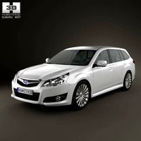 3D model of Subaru Legacy tourer 2010