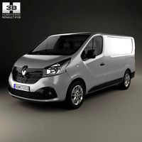 3D model of Renault Trafic Panel Van 2014