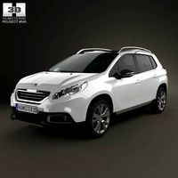 3D model of Peugeot 2008 2013