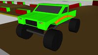 green monter truck sketchyphysics