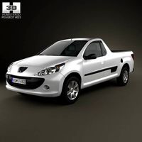 3D model of Peugeot Hoggar 2012