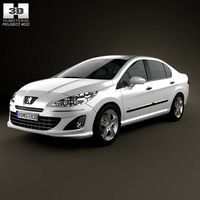 3D model of Peugeot 408 2012