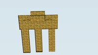 Arco de brandeburgo 3D
