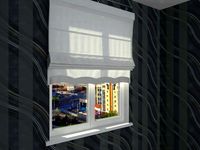 3D Model Roman Shade