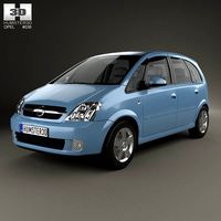 3D model of Opel Meriva (A) 2003