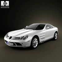 3D model of Mercedes-Benz SLR McLaren 2005