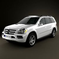 3D model of Mercedes-Benz GL-Class 2010