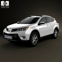 3D model of Toyota RAV4 2013