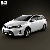 3D model of Toyota Auris Touring Hybrid 2013