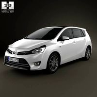 3D model of Toyota Verso (E&#8217;Z) 2013