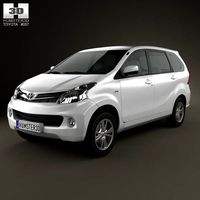 3D model of Toyota Avanza 2012