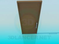 3D Model Door with horizontal bars
