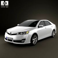 3D model of Toyota Camry US SE 2012