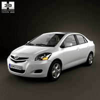 3D model of Toyota Yaris sedan (Vios, Belta) 2011