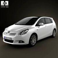 3D model of Toyota Verso (E&#8217;Z) 2012