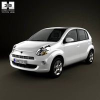 3D model of Toyota Passo 2012