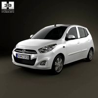 3D model of Hyundai i10 2011