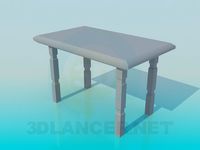 3D Model Wooden table