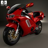 3D model of Honda NR 1992