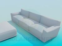 3D Model Sofa and banquette