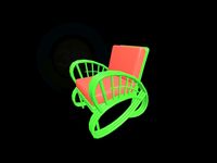 3D Model Bamboo chair