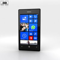 3D model of Nokia Lumia 525 Black
