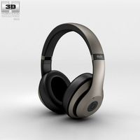 3D model of Beats by Dr. Dre Studio Over-Ear Headphones Titanium