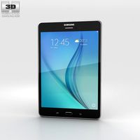 3D model of Samsung Galaxy Tab A 8.0 Smoky Titanium