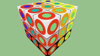 SubCube - Rubik Cube with orientation free cubies. Guzman