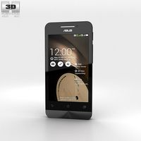 3D model of Asus Zenfone 4 Charcoal Black