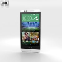 3D model of HTC Desire 510 Vanilla White