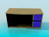 3D Model Cupboard for TV