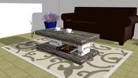 travertine table