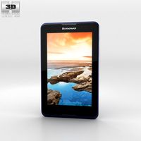 3D model of Lenovo Tab A7 Midnight Blue