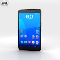 3D model of Huawei MediaPad X1 Diamond Black