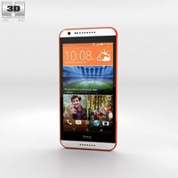 3D model of HTC Desire 620G Tangerine White