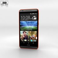 3D model of HTC Desire 820 Saffron Grey