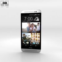 3D model of HTC One (E8) CDMA Polar White