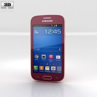 3D model of Samsung Galaxy Fresh S7390 Red