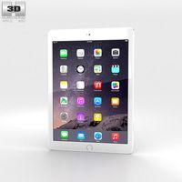 3D model of Apple iPad Air 2 Silver