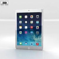 3D model of Apple iPad Air Silver WiFi