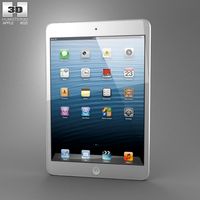 3D model of Apple iPad Mini White