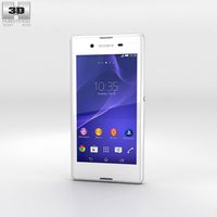 3D model of Sony Xperia E3 White